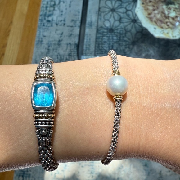 Single Pearl Caviar Bracelet | 3mm from Lagos Sz M+(7.5) - Picture 5 of 10